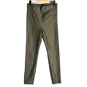 Sweaty Betty | Small | 7/8 Length Leggings High shine Army Green activewear